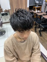 クリアオム 草加(CLEAR homme) マッシュスタイル×弱パーマ