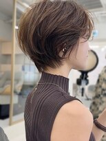 アイドットプラス オオサカ 心斎橋 難波(i.+OSAKA) 前髪あり小顔まわりつや髪骨格補正丸みショートボブヘア