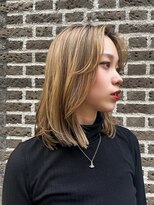 キーゴ 博多(KY-GO.) ミディアム 顔まわりレイヤー