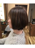 長さを残した女らしいショートスタイル☆