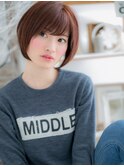 ■mod's上尾11-24★■大人かわいいガーリー小顔マッシュボブ
