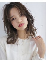 カリーナコークス 原宿 渋谷(Carina COKETH) ケアカラーで透け感シナモンベージュ×柔らかロブ