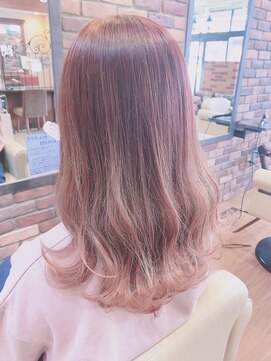 ヘア プロデュース アップス ティ(hair produce UP's t) ピンクグラデーション