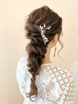 人気スタイル編みおろし　ヘアセット