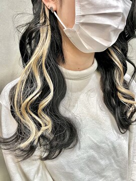 ブーミー(Bor mee) 【Bor mee】インナーカラー風シールエクステ☆