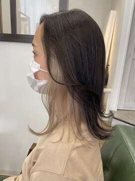 アンダーバーホワイトモデ 河内長野(_WHITE mode) ◎10代20代30代☆大人くびれイヤリングカラーホワイトベージュ