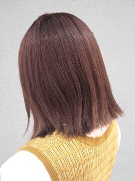 ネオンヘアー(neon hair) 外ハネボブ、ダークブラウン