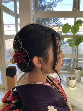 レゴヘアー(LEGO HAIR) 成人式アップスタイル