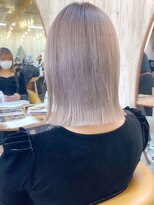 ロンドシエル 横浜(Lond ciel)&nbsp;ダブルカラーケアブリーチハイトーン×ヘルシースタイル【横浜】