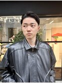 大人の刈り上げサイドパートヘア