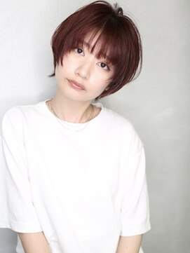 バース(BIRTH) 天神【BIRTH】似合わせカットウルフレッドブラウン艶髪　4