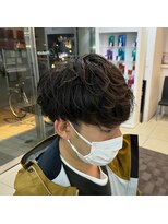 ディオ 町田店(DIO)&nbsp;前下がりマッシュ×ニュアンスパーマ　ワンカールマッシュ