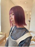 パープルピンク_外ハネボブ_くびれミディ