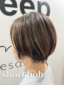 スウィープ 札幌大通(sweep) ショートボブ