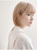 小顔ショートボブハイライトカラー大人ショートカット白髪ぼかし