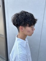 ヴィサージ(Visage)&nbsp;メンズ　ランダム　スパイラルパーマ