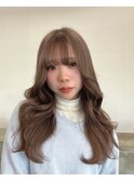 ミルクティーベージュ10代20代30代韓国ベージュカラーブリーチ