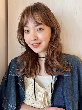 リコバイアフロート(riko by afloat) レイヤー/くびれヘア/マロンベージュ/くすみベージュ