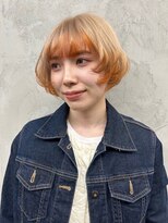 スリーバイベルベット(THREE...by velvet)&nbsp;デザインカラー/ブリーチカラー/ハイトーン/レイヤーカット