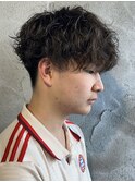 シャドウパーマメンズパーマメンズマッシュ韓国風パーマ群馬高崎