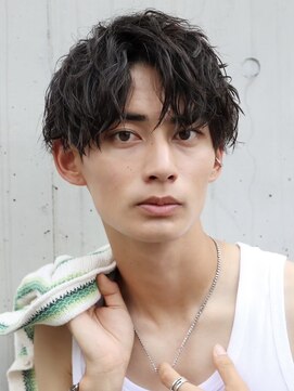 ロンド ローガン 名駅(Lond LOGAN) 名古屋名駅ツイストスパイラルパーマ波巻きスパイラルマッシュ