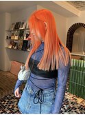 Orange hair