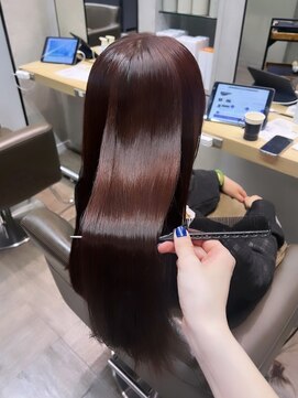 スタイル スマート サロン(STYLE smart salon) 縮毛矯正×ワインレッド