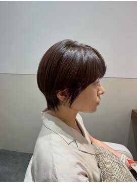 Rayne'人形町/水天宮前/髪質改善縮毛矯正/美髪/ショートボブ【12/8 OPEN（予定）】 黒髪/オリーブグレー/小顔/ココアベージュ/水天宮前駅