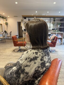 ムクヘア 御幸店(MUKU hair) くすみ感たっぷりオリーブカラー！