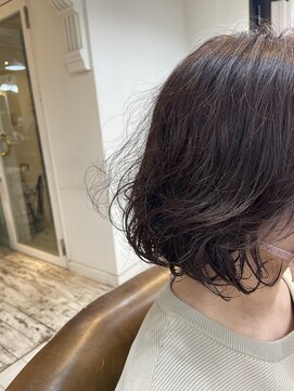 アズーア ヘアーアンドスパ(azure hair&spa) やわらか質感＊大人のボブパーマ