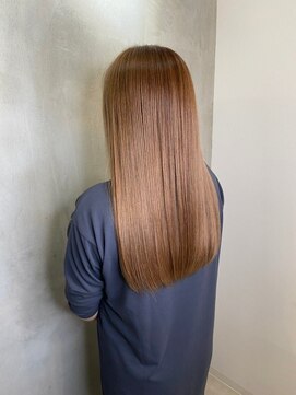 アンダーバーホワイトモデ 河内長野(_WHITE mode) 20代30代40代髪質改善カラーアッシュベージュ艶感ロブヘアー