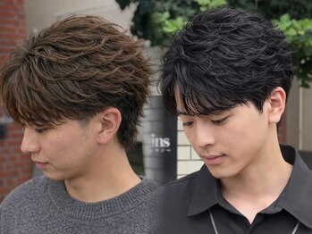 レマン バイ ノイル(Les Mains by Noil)の写真/トレンドも似合わせも叶うメンズサロン。【カット+フェザーパーマ¥7700】