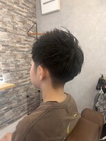 あずママの床屋さん 朝茶 ツーブロック