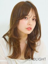 アーサス バイ ヘッドライト 松戸店(ursus by HEADLIGHT)&nbsp;くびれミルクブラウン小顔似合わせ韓国ミディアムレイヤー