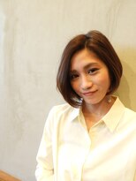 ロミ(ROMI)&nbsp;☆大人可愛い☆前下がりショートボブ☆オフィスカジュアル