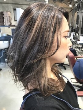 アズヘアー(A's HAIR) ハイライト+ブランジュ