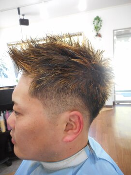 美容室クリップアイ(Clip I) メンズカラーメッシュ