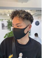 ヘアーズロイ(hair's Roi)&nbsp;ねじりパーマ×ハイライト