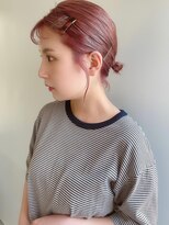 エル セルカ 高田馬場(el CERCA)&nbsp;ペールピンクヘアアレンジ【el CERCA高田馬場/新宿】