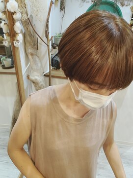ヘアーサロン リノ(Hair salon LiNO) マッシュ×ハイライト×オリーブベージュ