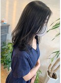 レイヤー×地毛風オリーブグレイ