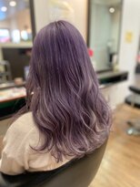 クロ ヘアー(CURRO HAIR) ダブルカラー×ラベンダーグレージュ