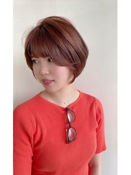 シャンプー ボーイ 宮崎柳丸店(SHAMPOO BOY) 丸みショートボブ