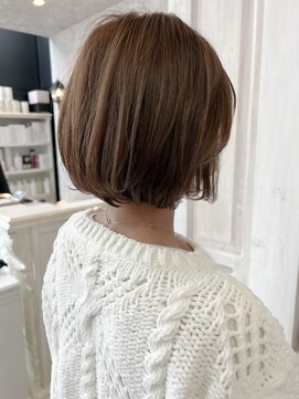 キャアリー(Caary) 福山市美容室Caary人気 ふわっと似合わせナチュラル内巻きボブ