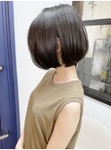 《knit銀座》大人可愛い20代30代40代ショートボブ丸み前下がり