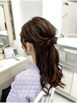 リサ 恵比寿(risa.)&nbsp;ルーズハーフアップスタイル