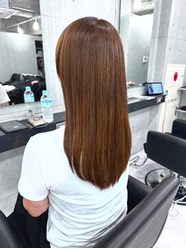 エンディアリング 東銀座(Endearing) 斜めバング/グレージュカラー/デザインカラー/眉毛/銀座/東銀座