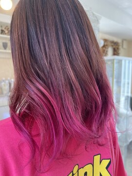 ゼロ(ZERO) highlight×gradation×pink