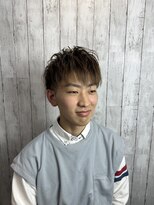 ビューティドレッセヤマノ 池袋パルコ(Beauty Dresse YAMANO)&nbsp;メンズツーブロック　ハイライト　マッシュ