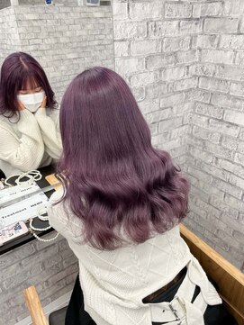 サロンジオ 本厚木(salon the O's) イメチェン/レッドブラウン/フルバング/似合わせカット/本厚木駅